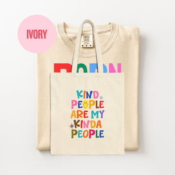 Kind People Cotton Canvas Tote Bag