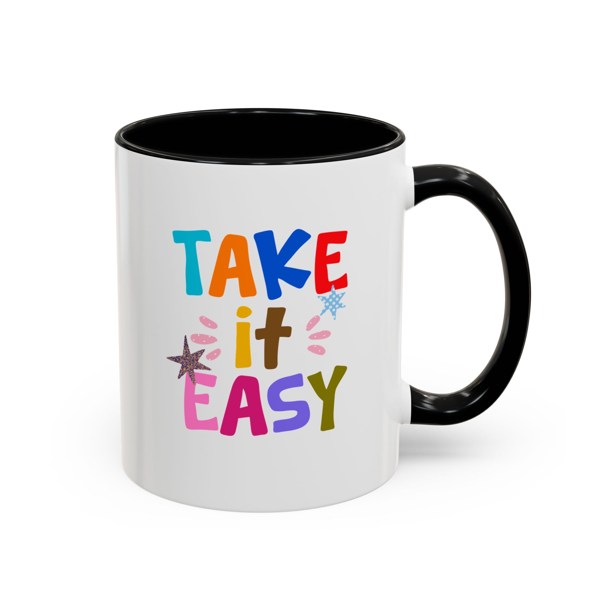 Take It Easy Accent Ceramic Mug