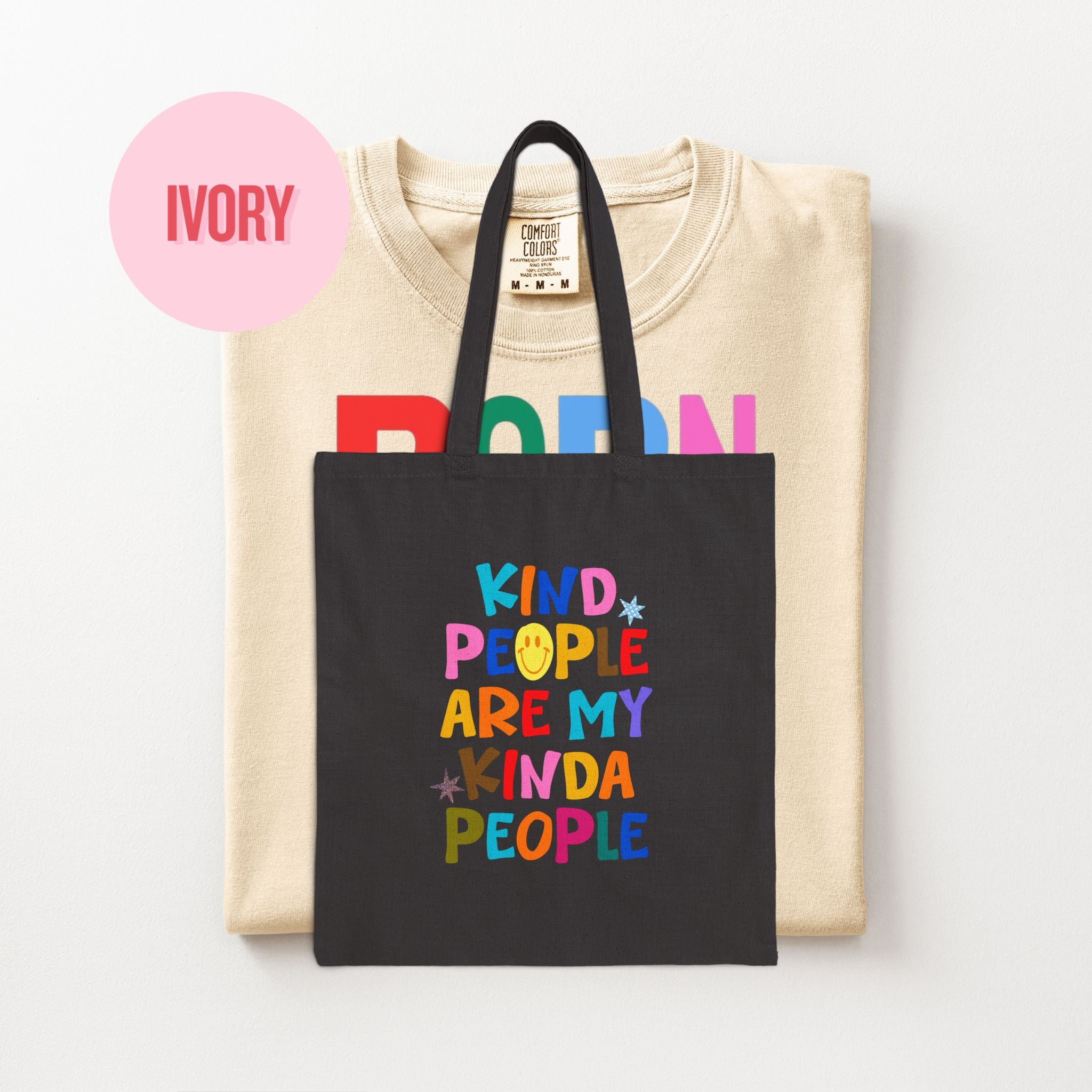 Kind People Cotton Canvas Tote Bag