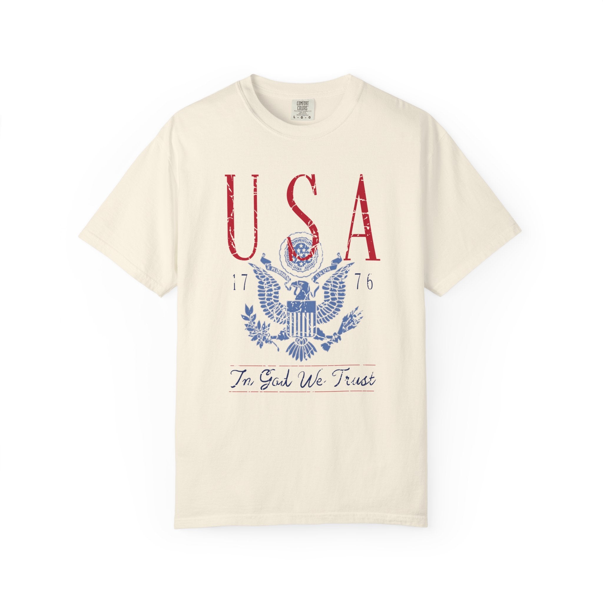 USA 1776 Vintage Garment-Dyed Tee